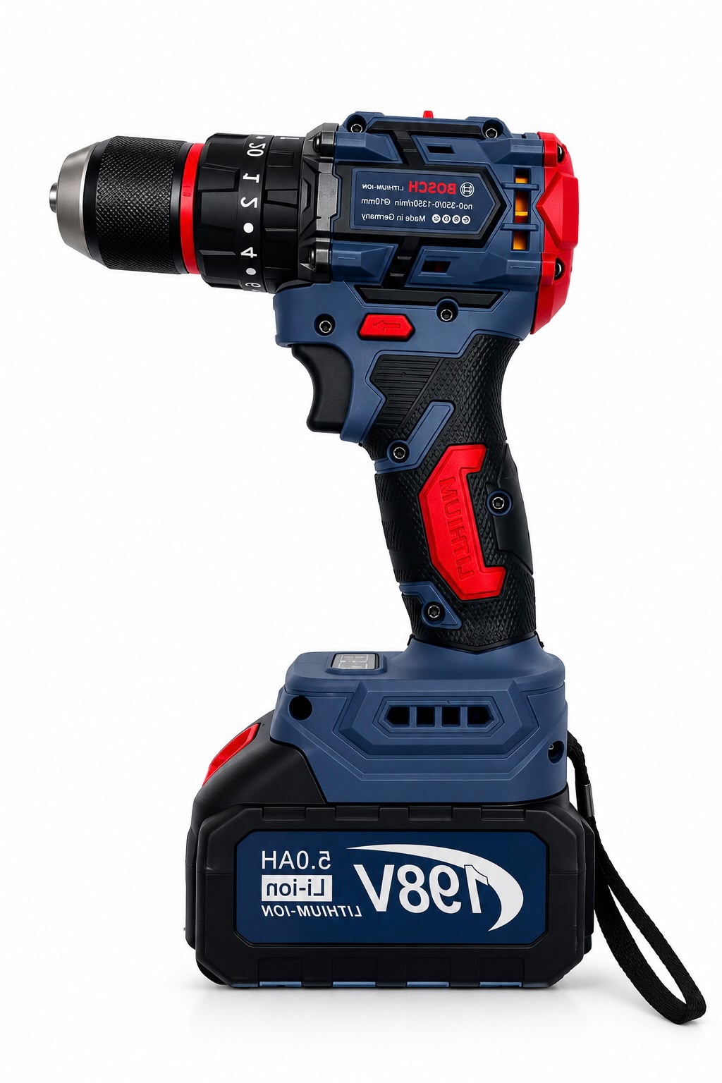 Drel BOSCH batareyalı kömürsüz 198V